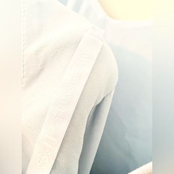 SJP by Sarah Jessica Parker fit and flare dress blue wedding semi formal - Picture 8 of 11